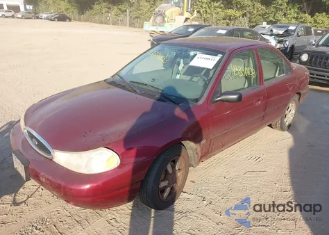 1998 Ford Contour Lx from USA, damaged, VIN 1FAFP6631WK297969